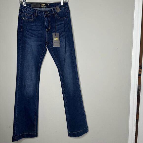 L&B size 6 Bootcut Jeans - dark wash non distressed denim - Picture 3 of 9